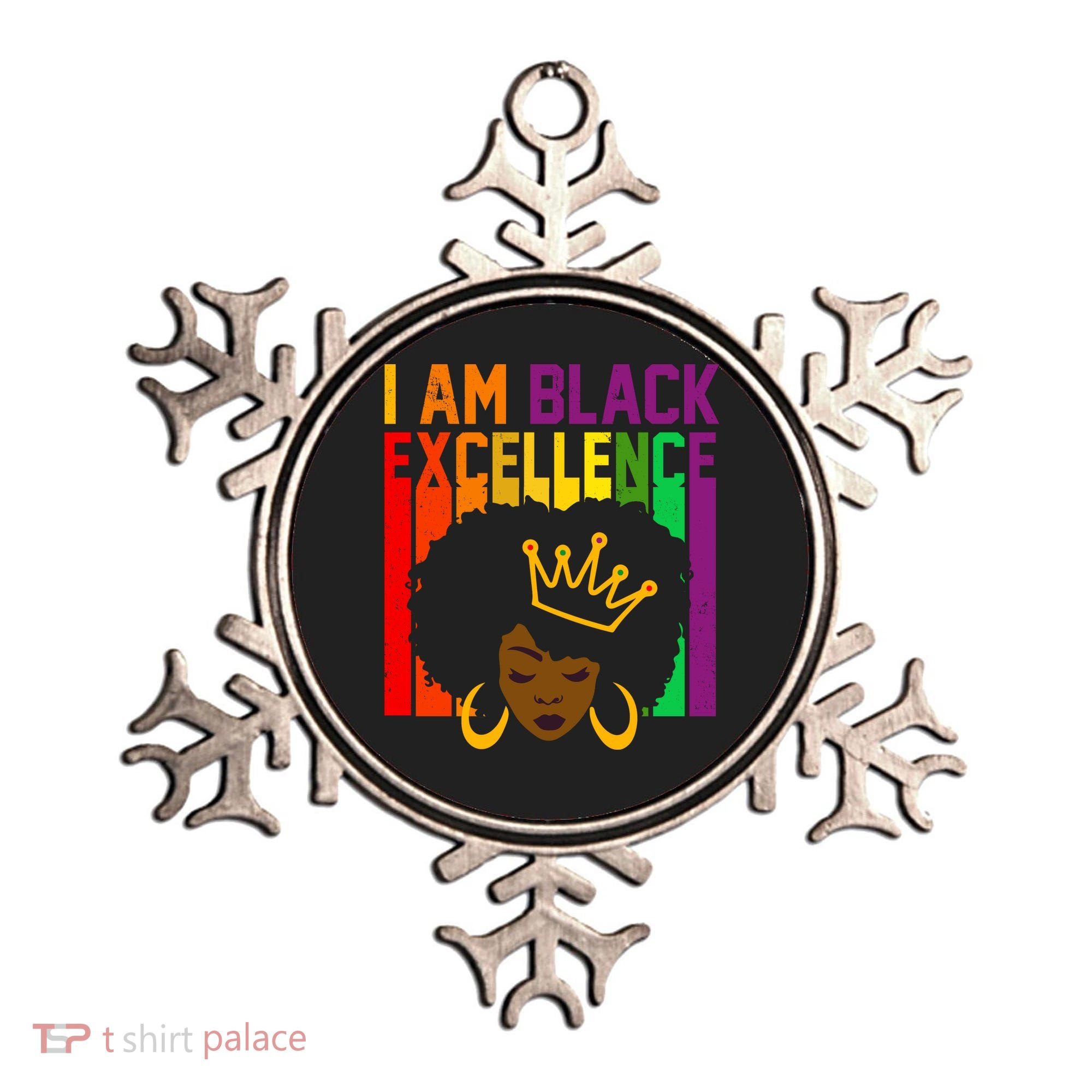 I Am Black Excellence Ornament