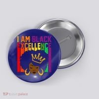I Am Black Excellence Button thumb 0