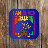I Am Black Excellence Coaster thumb 0