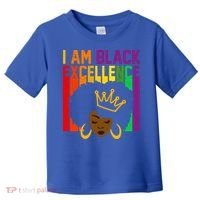 I Am Black Excellence Toddler T-Shirt thumb 0