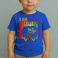 I Am Black Excellence Toddler T-Shirt thumb 2