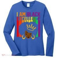 I Am Black Excellence Women's Long Sleeve Shirt thumb 0