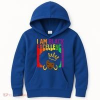 I Am Black Excellence Kids Hoodie thumb 0