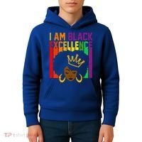 I Am Black Excellence Kids Hoodie thumb 4