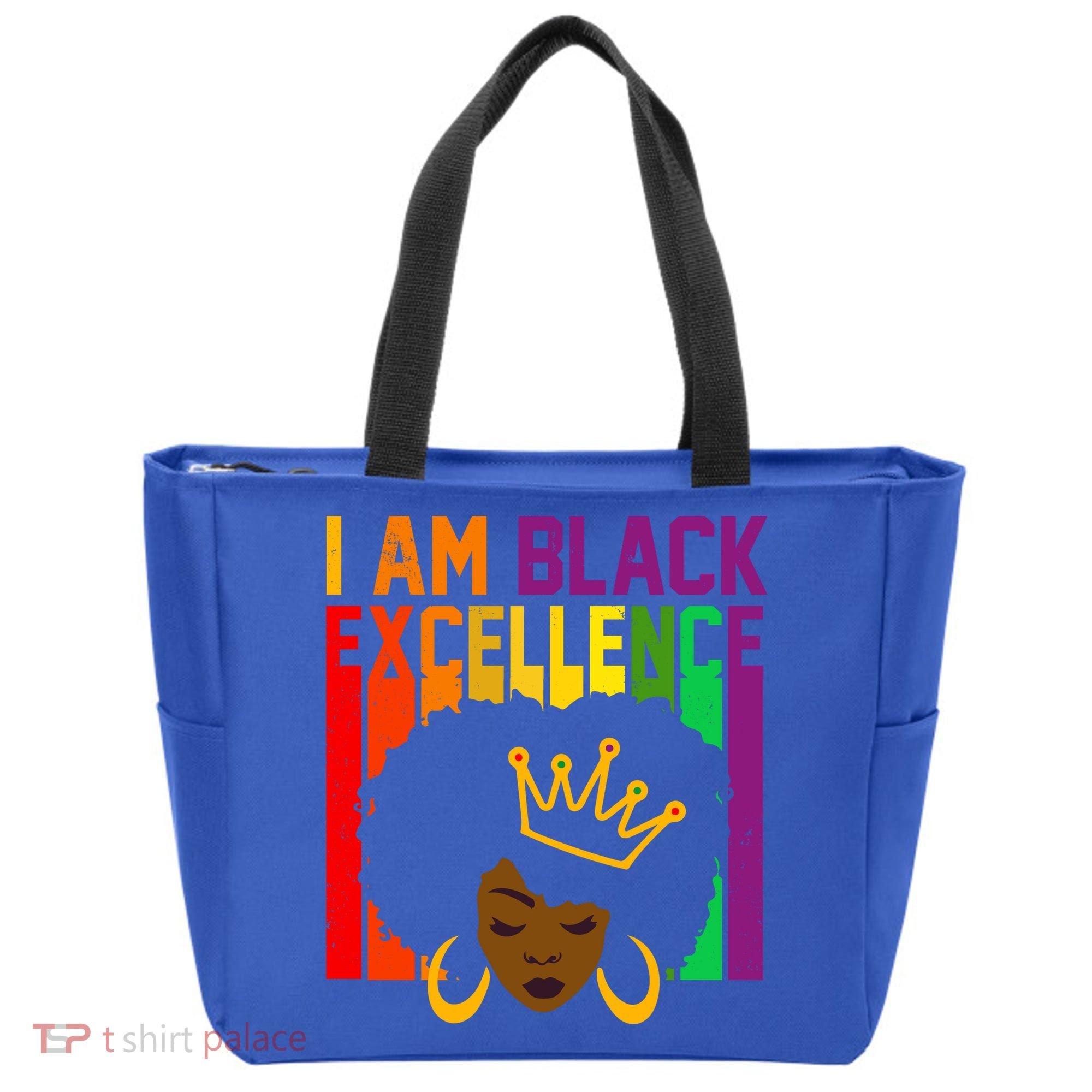 I Am Black Excellence Tote Bag