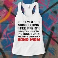 I'm A Band Mom Marching Band Mom Marching Band Mother Women's Tank Top thumb 3