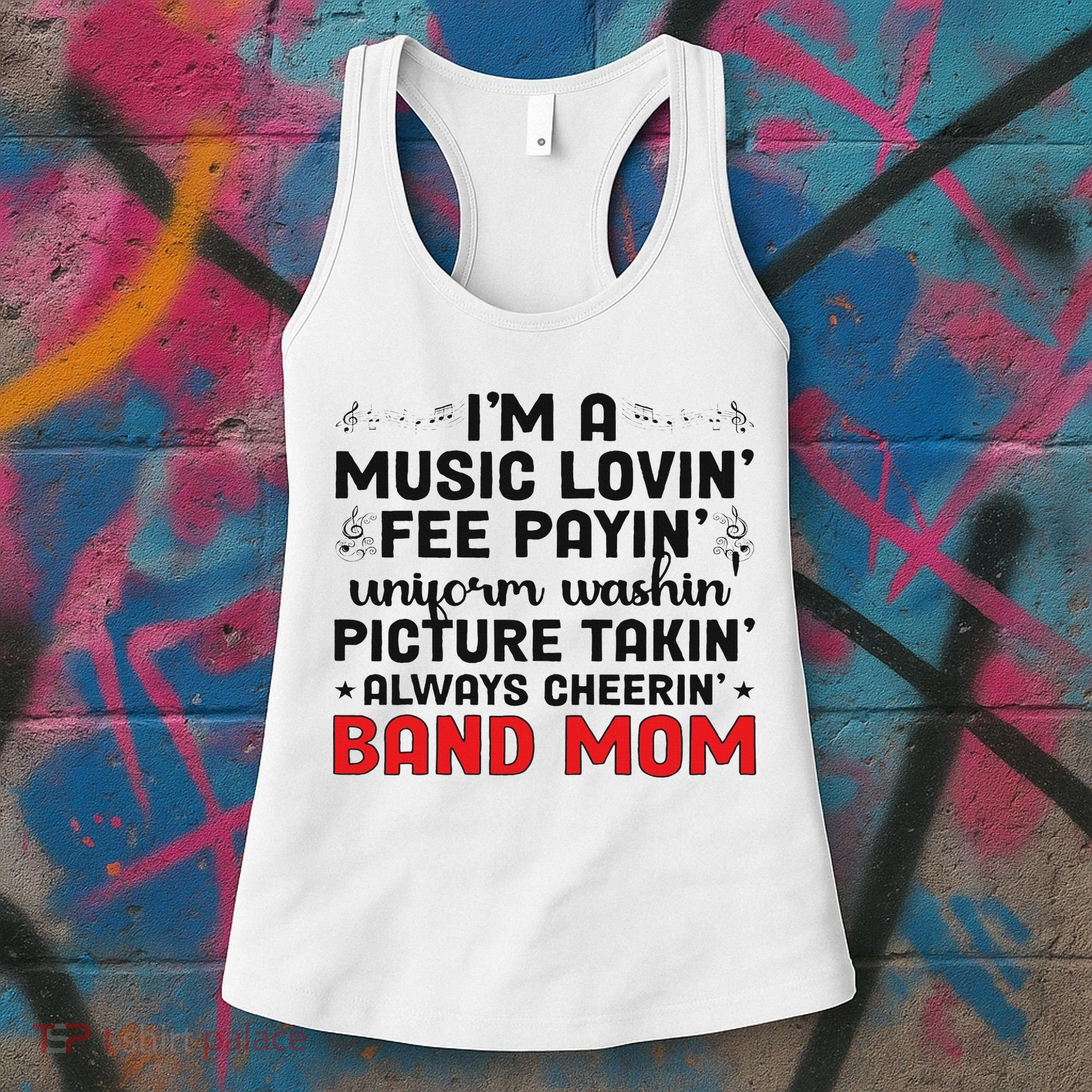 I'm A Band Mom Marching Band Mom Marching Band Mother Women's Tank Top