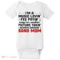 I'm A Band Mom Marching Band Mom Marching Band Mother Baby Bodysuit thumb 0