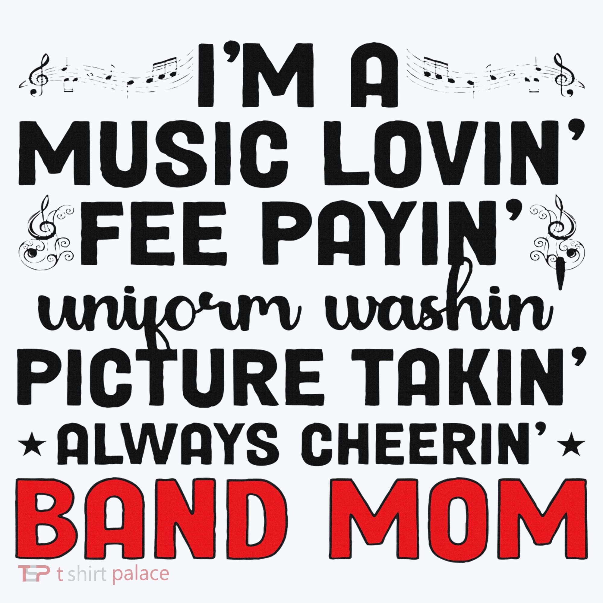 I'm A Band Mom Marching Band Mom Marching Band Mother Kids Hoodie