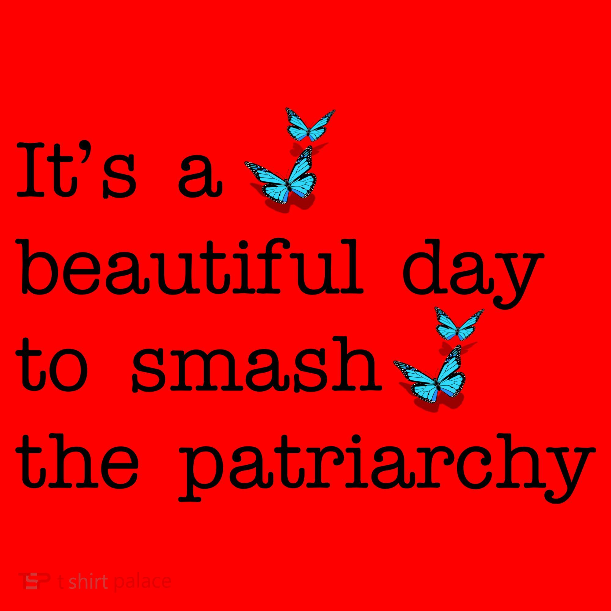 It's A Beautiful Day To Smash The Patriarchy Feminism Santa Hat
