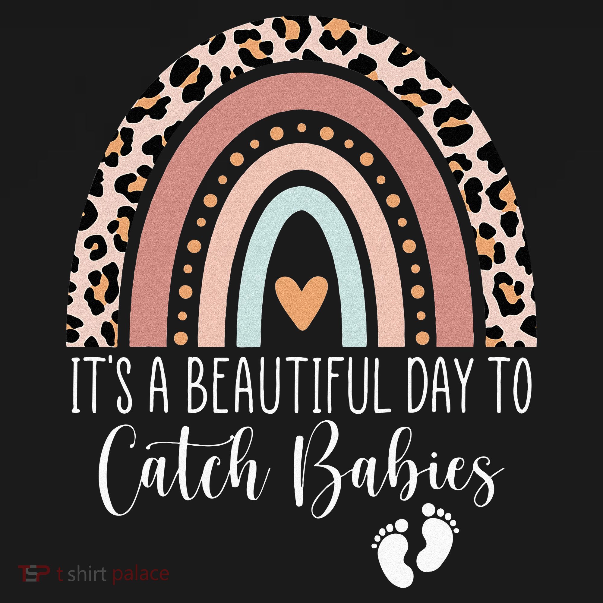 Its A Beautiful Day To Catch Babies Midwife LD Nurse Rainbow Long Sleeve Shirt