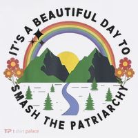 It's A Beautiful Day To Smash The Patriarchy Retro Feminism Women's Hoodie thumb 2