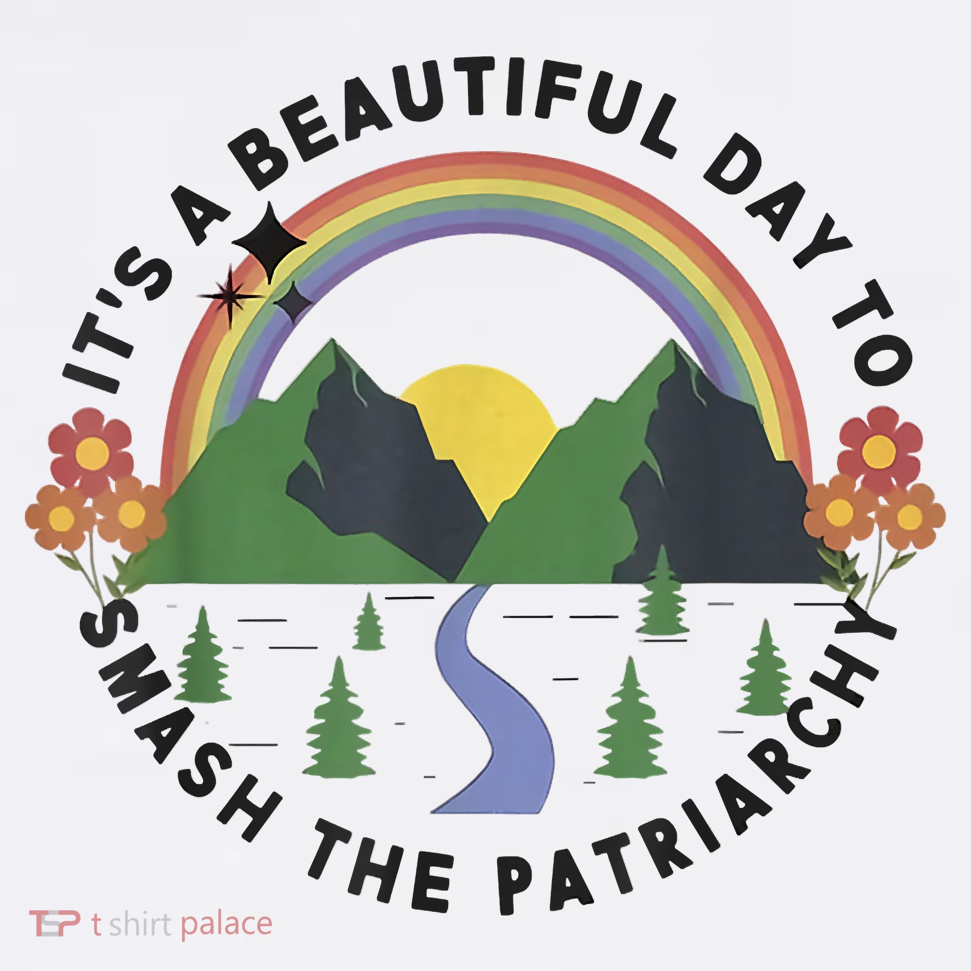 It's A Beautiful Day To Smash The Patriarchy Retro Feminism Baby Bodysuit
