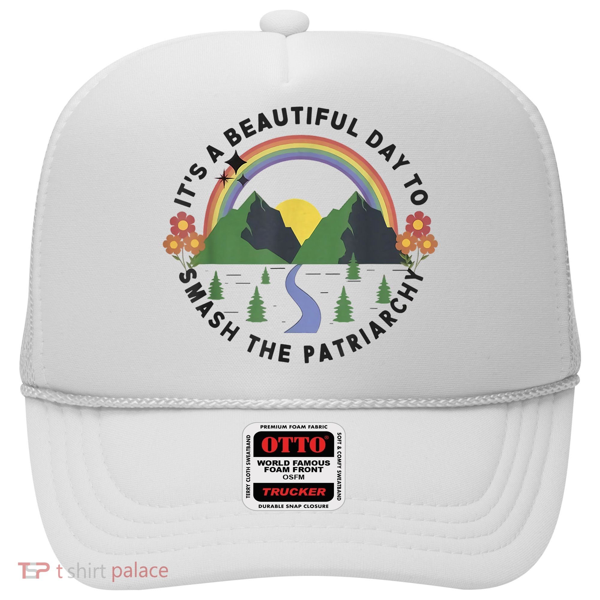 It's A Beautiful Day To Smash The Patriarchy Retro Feminism Hat