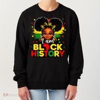 I Am Black History Coquette Pride African Women's Sweatshirt thumb 0