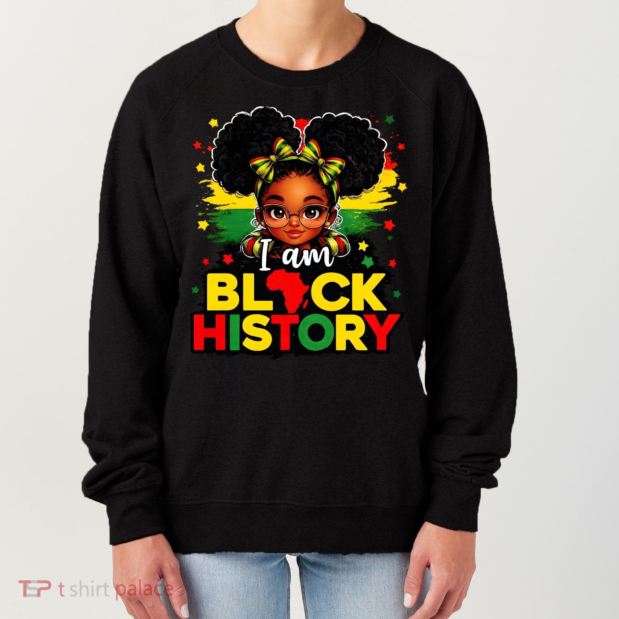 I Am Black History Coquette Pride African Women's Sweatshirt