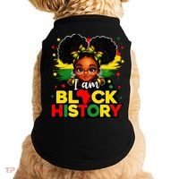 I Am Black History Coquette Pride African Doggie Tank thumb 0
