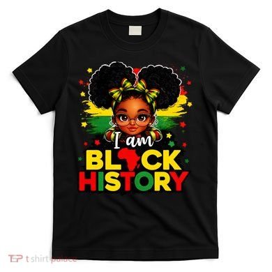 I Am Black History Coquette Pride African T-Shirt