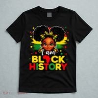 I Am Black History Coquette Pride African T-Shirt thumb 5