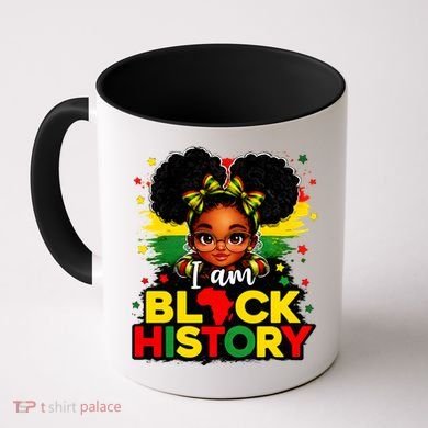 I Am Black History Coquette Pride African Coffee Mug