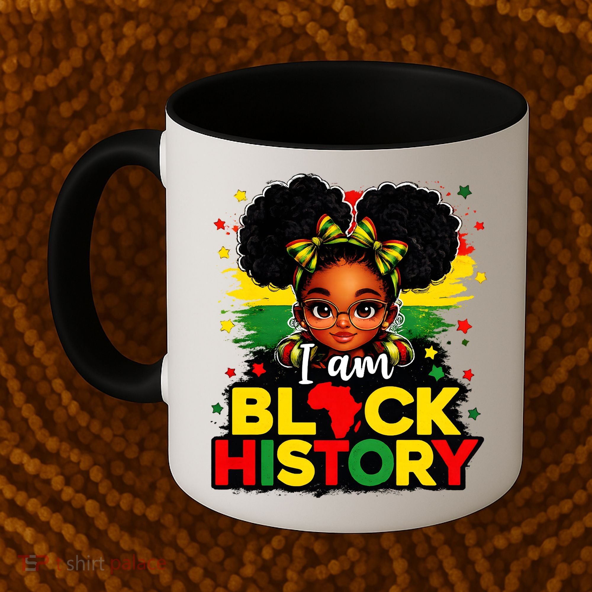 I Am Black History Coquette Pride African Coffee Mug