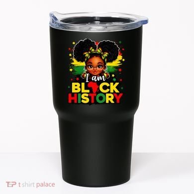 I Am Black History Coquette Pride African Tumbler