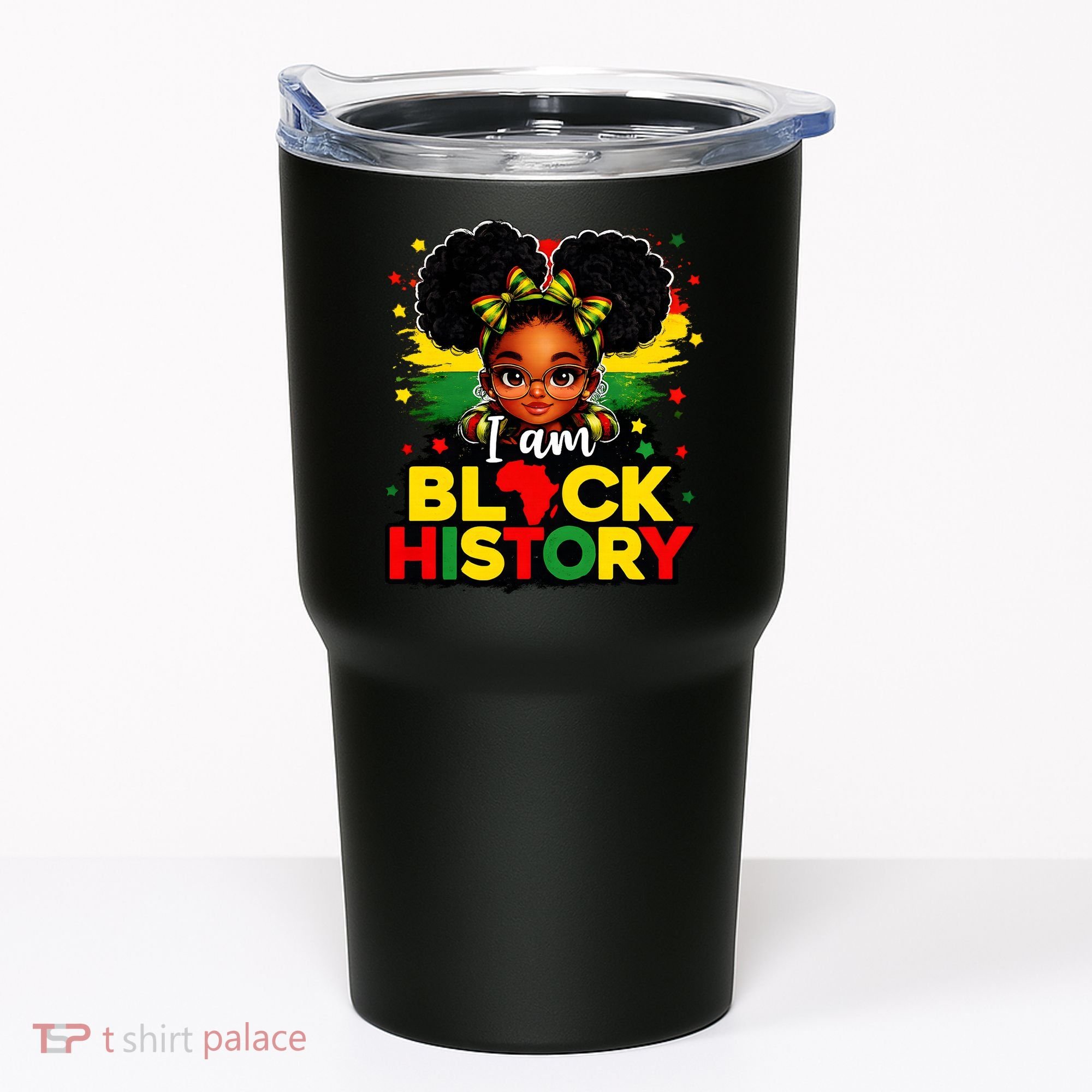 I Am Black History Coquette Pride African Tumbler