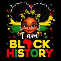 I Am Black History Coquette Pride African Ornament thumb 1