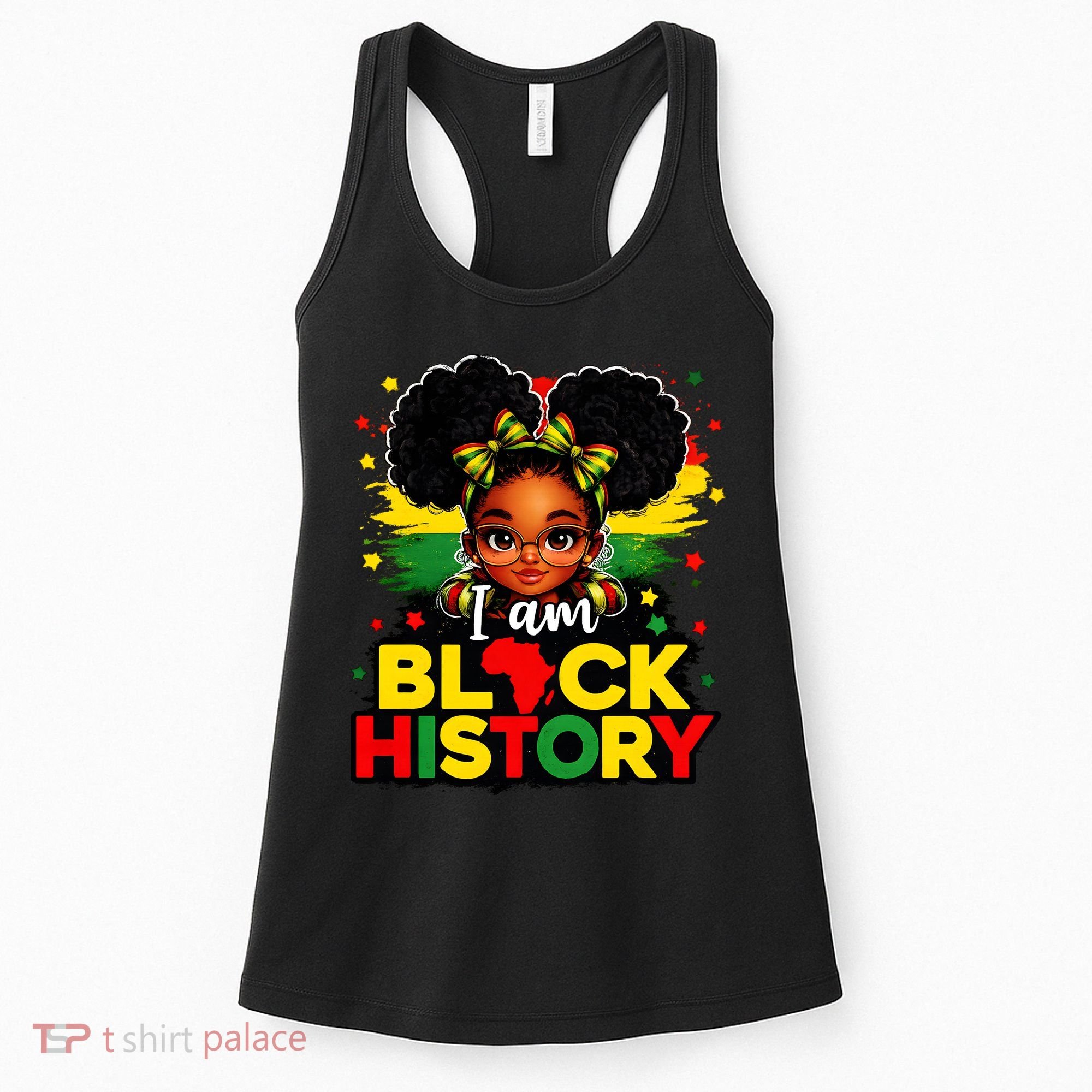 I Am Black History Coquette Pride African Women's Tank Top