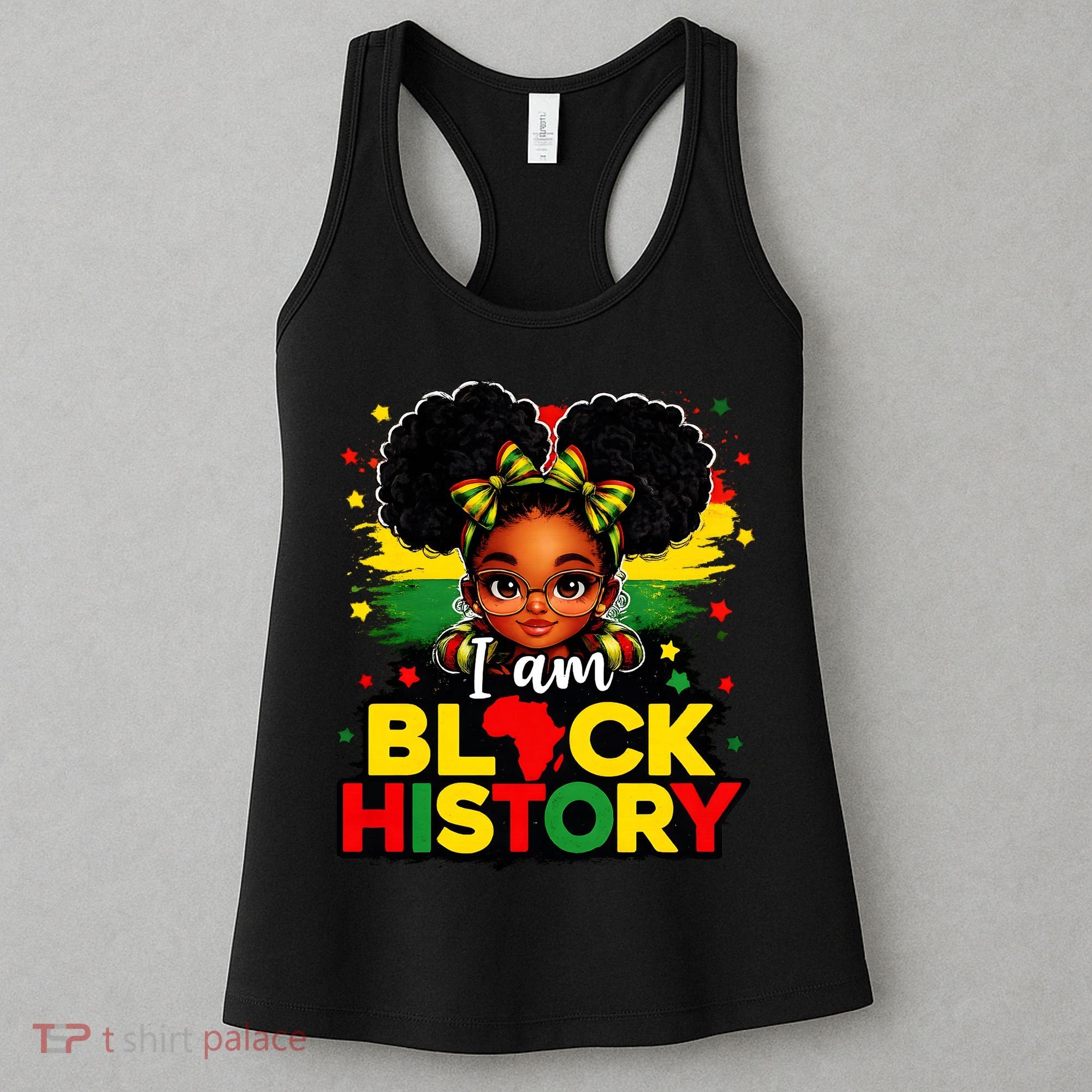 I Am Black History Coquette Pride African Women's Tank Top