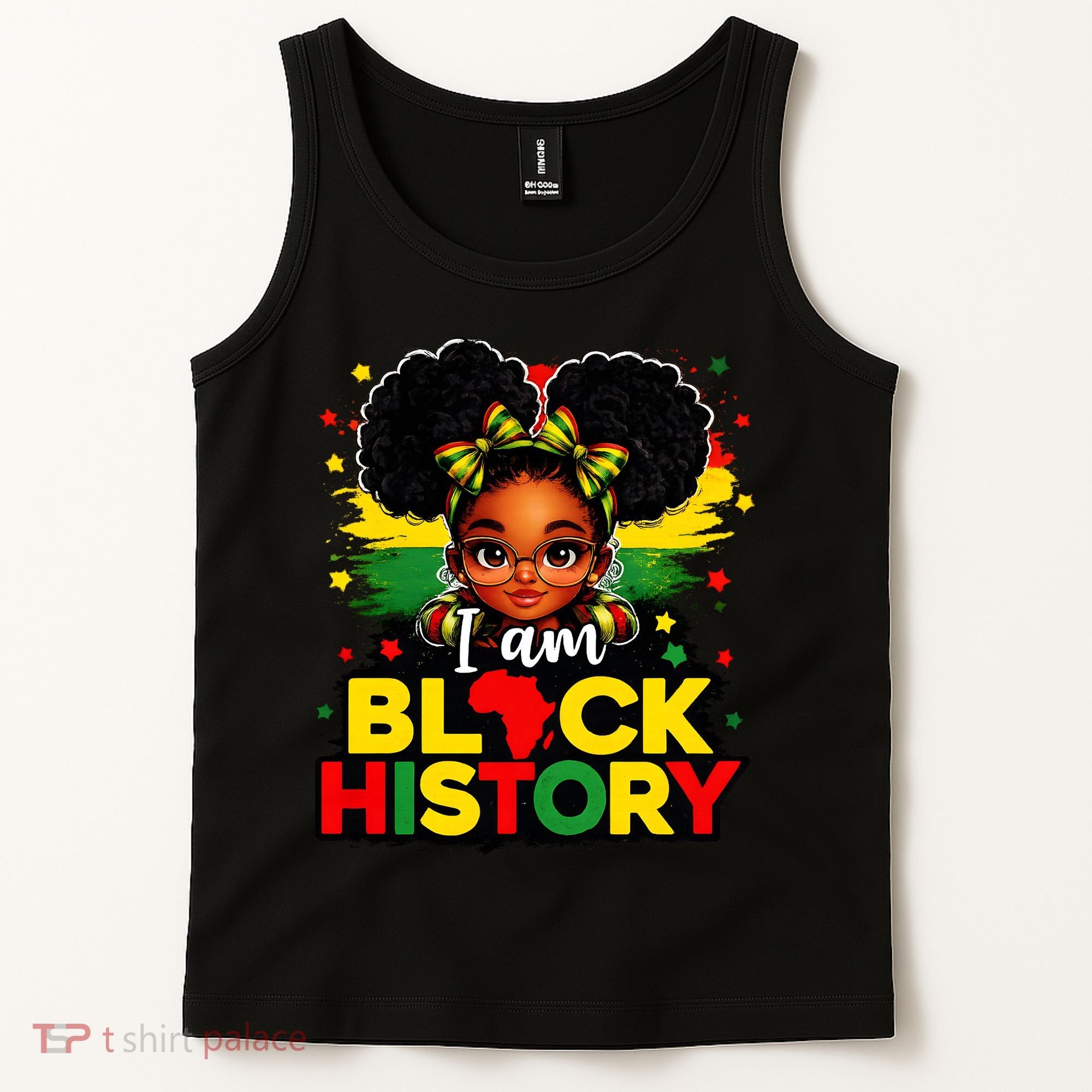 I Am Black History Coquette Pride African Tank Top