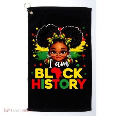 I Am Black History Coquette Pride African Golf Towel