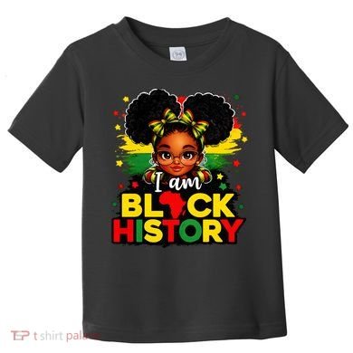 I Am Black History Coquette Pride African Toddler T-Shirt