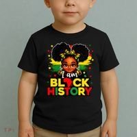 I Am Black History Coquette Pride African Toddler T-Shirt thumb 2