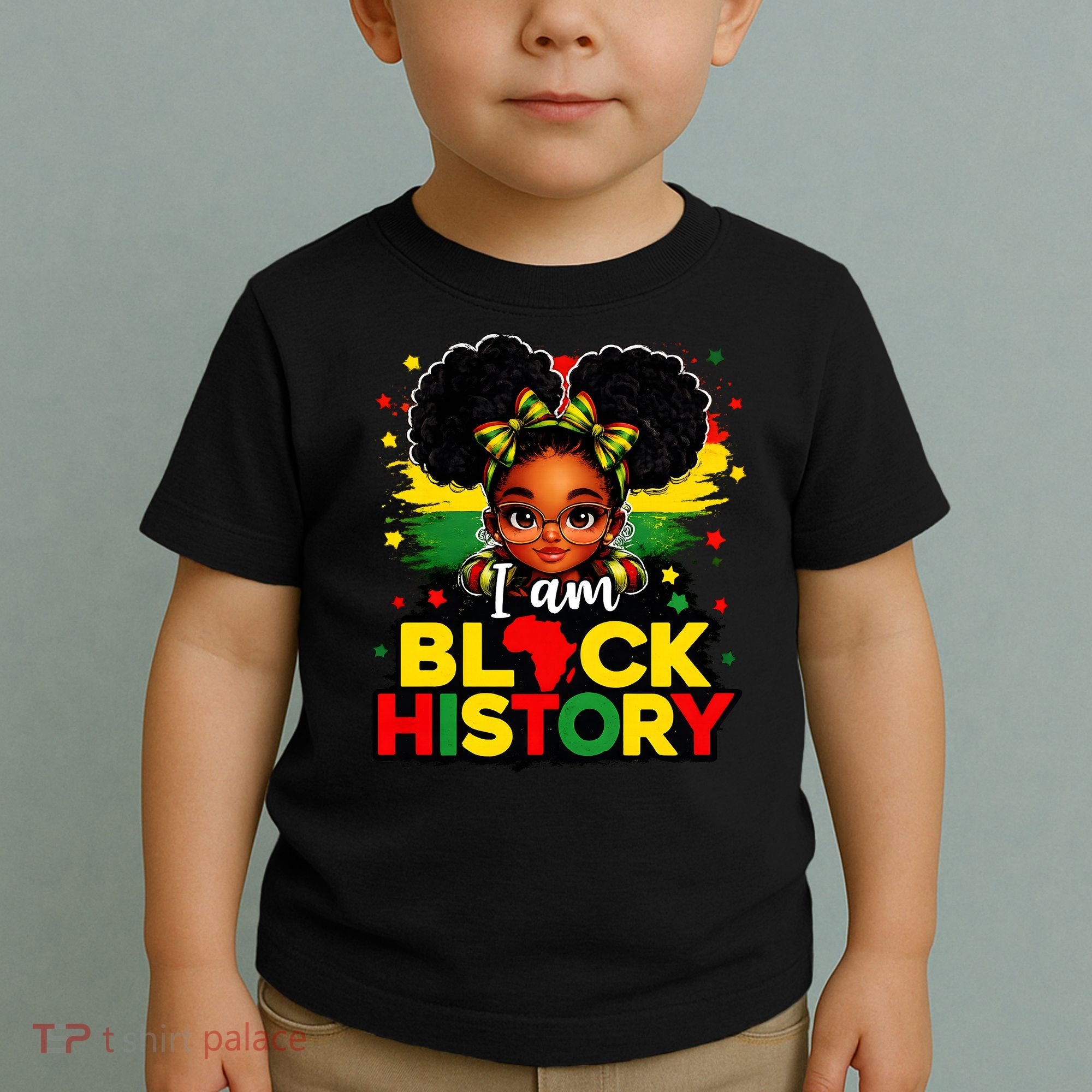 I Am Black History Coquette Pride African Toddler T-Shirt