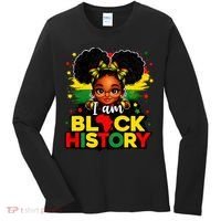 I Am Black History Coquette Pride African Women's Long Sleeve Shirt thumb 0