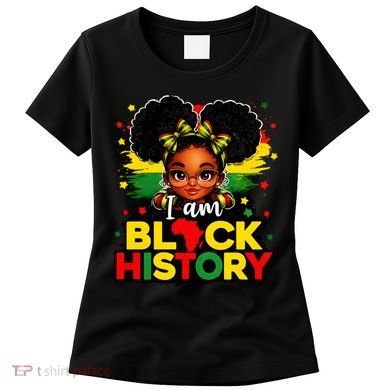 I Am Black History Coquette Pride African Women's T-Shirt