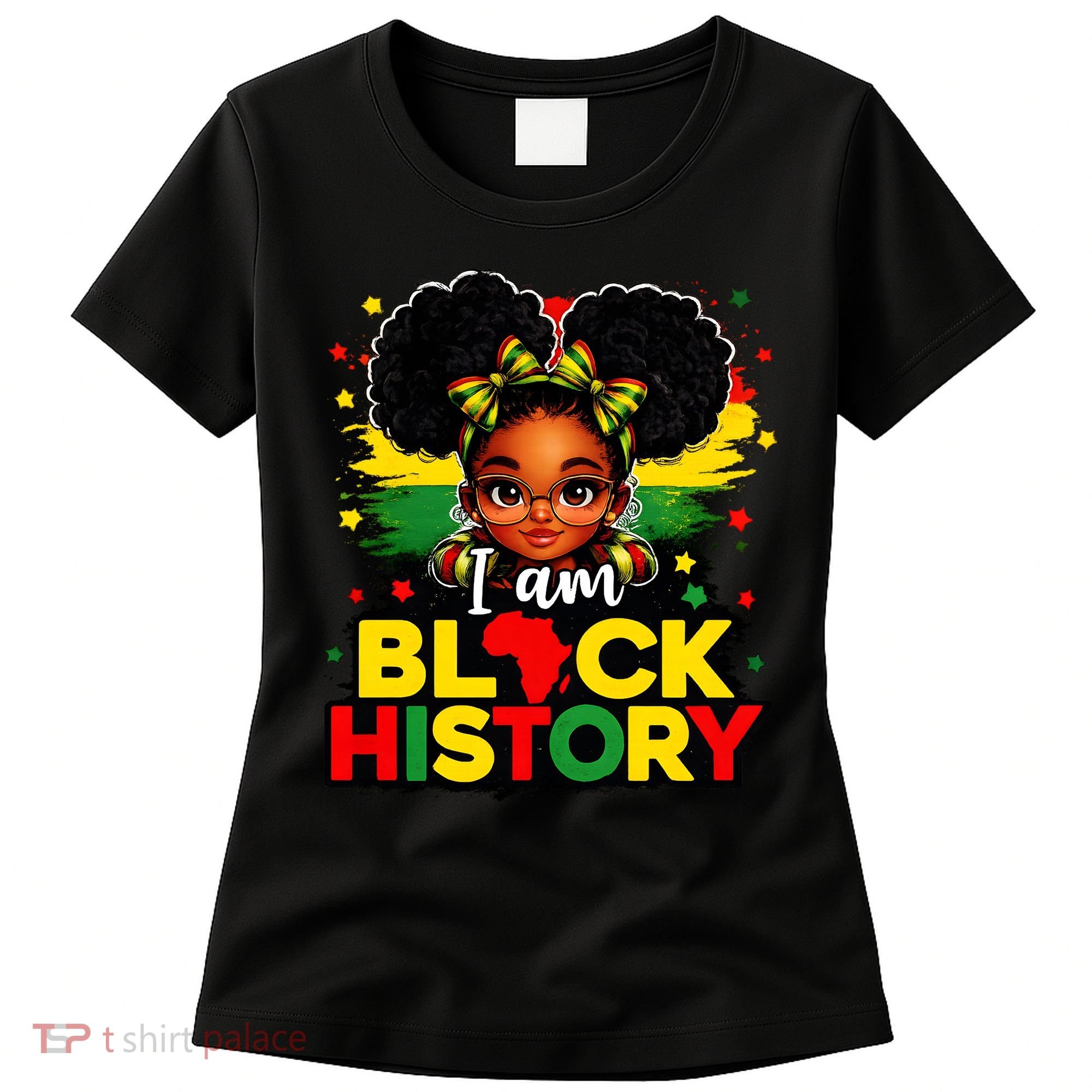I Am Black History Coquette Pride African Women's T-Shirt
