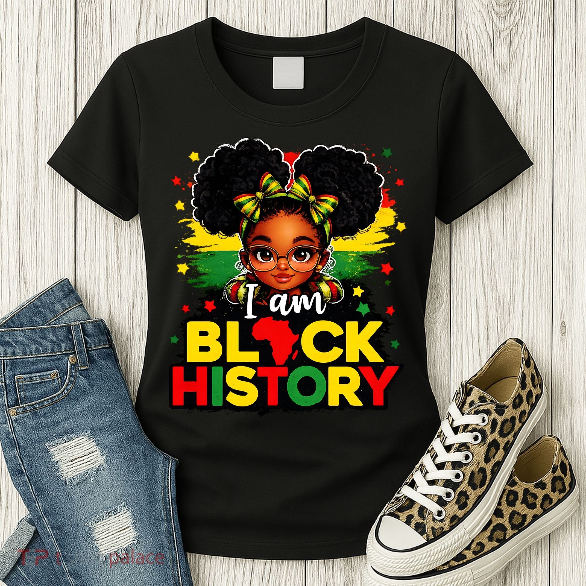 I Am Black History Coquette Pride African Women's T-Shirt