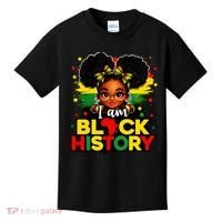 I Am Black History Coquette Pride African Kids T-Shirt thumb 0
