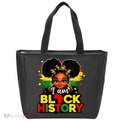 I Am Black History Coquette Pride African Tote Bag