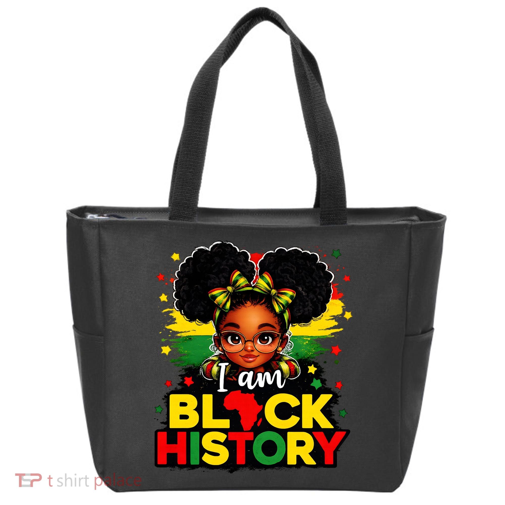 I Am Black History Coquette Pride African Tote Bag