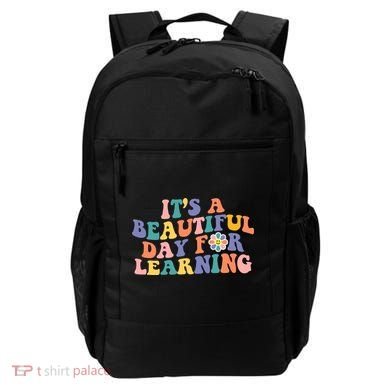It's A Beautiful Day For Learning Back To School Retro Backpack