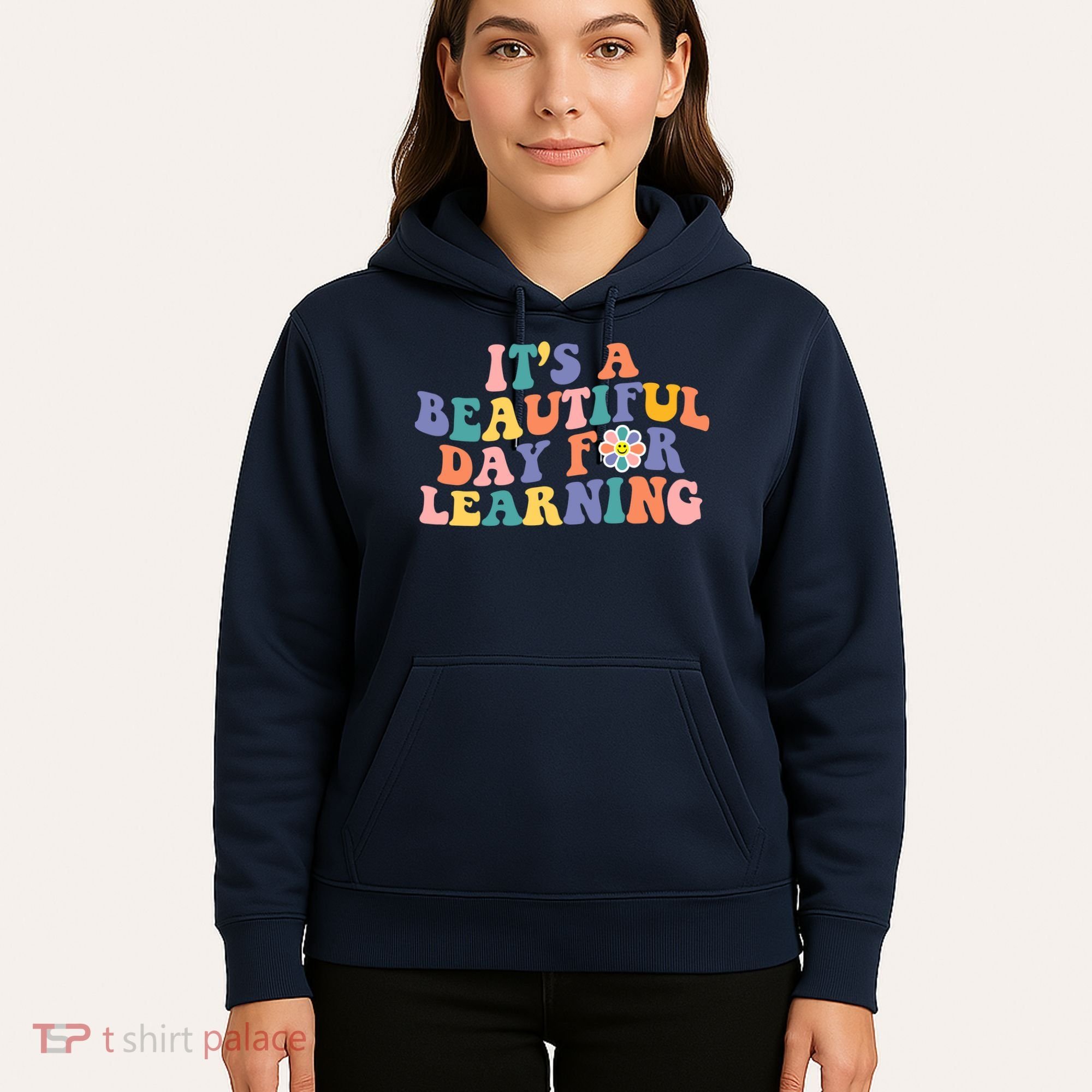 It's A Beautiful Day For Learning Back To School Retro Hoodie