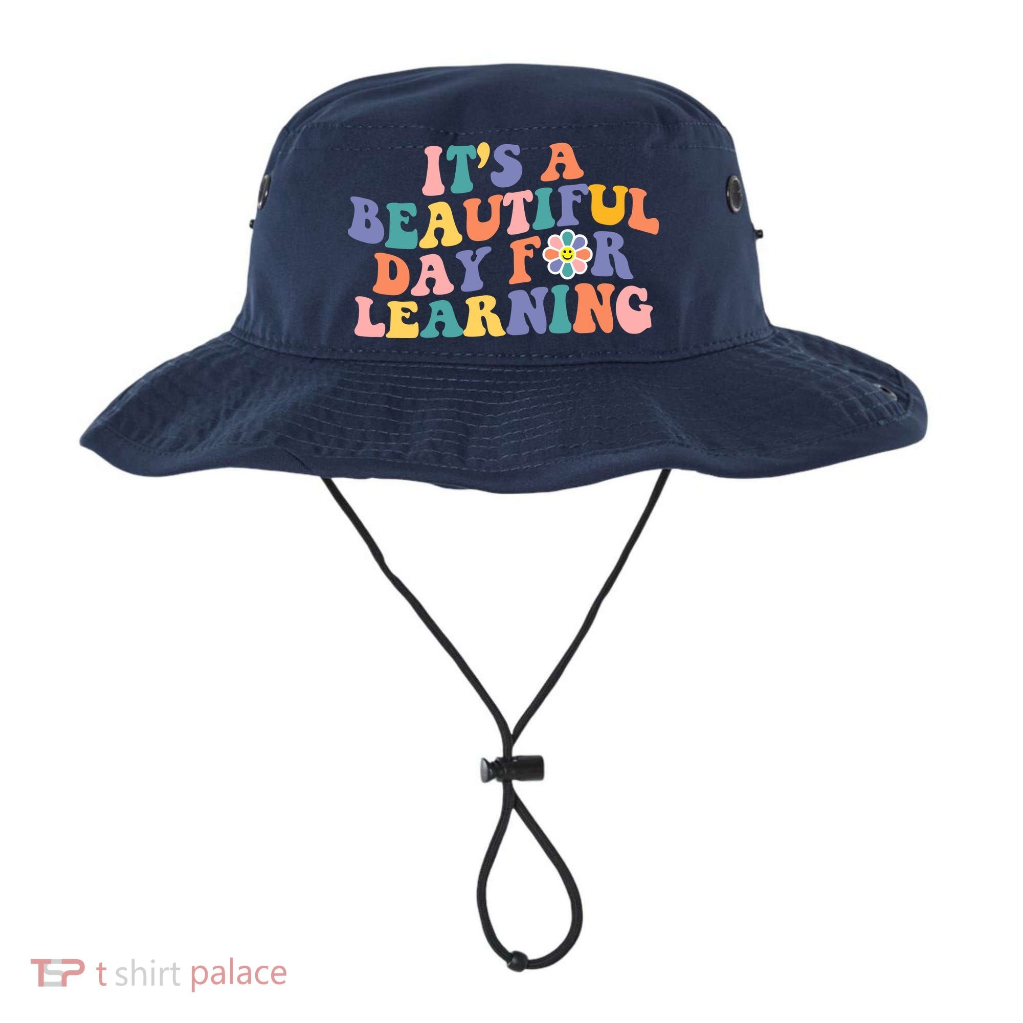 It's A Beautiful Day For Learning Back To School Retro Bucket Hat