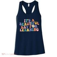 It's A Beautiful Day For Learning Back To School Retro Women's Tank Top thumb 0
