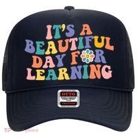It's A Beautiful Day For Learning Back To School Retro Hat thumb 0