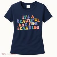 It's A Beautiful Day For Learning Back To School Retro Women's T-Shirt thumb 0