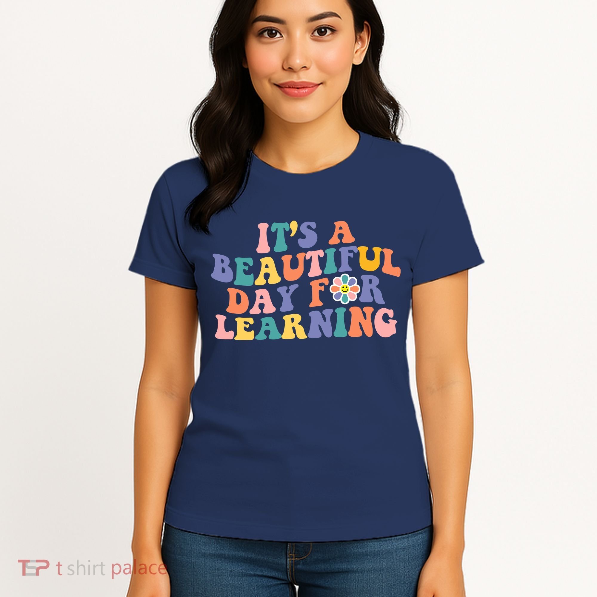 It's A Beautiful Day For Learning Back To School Retro Women's T-Shirt