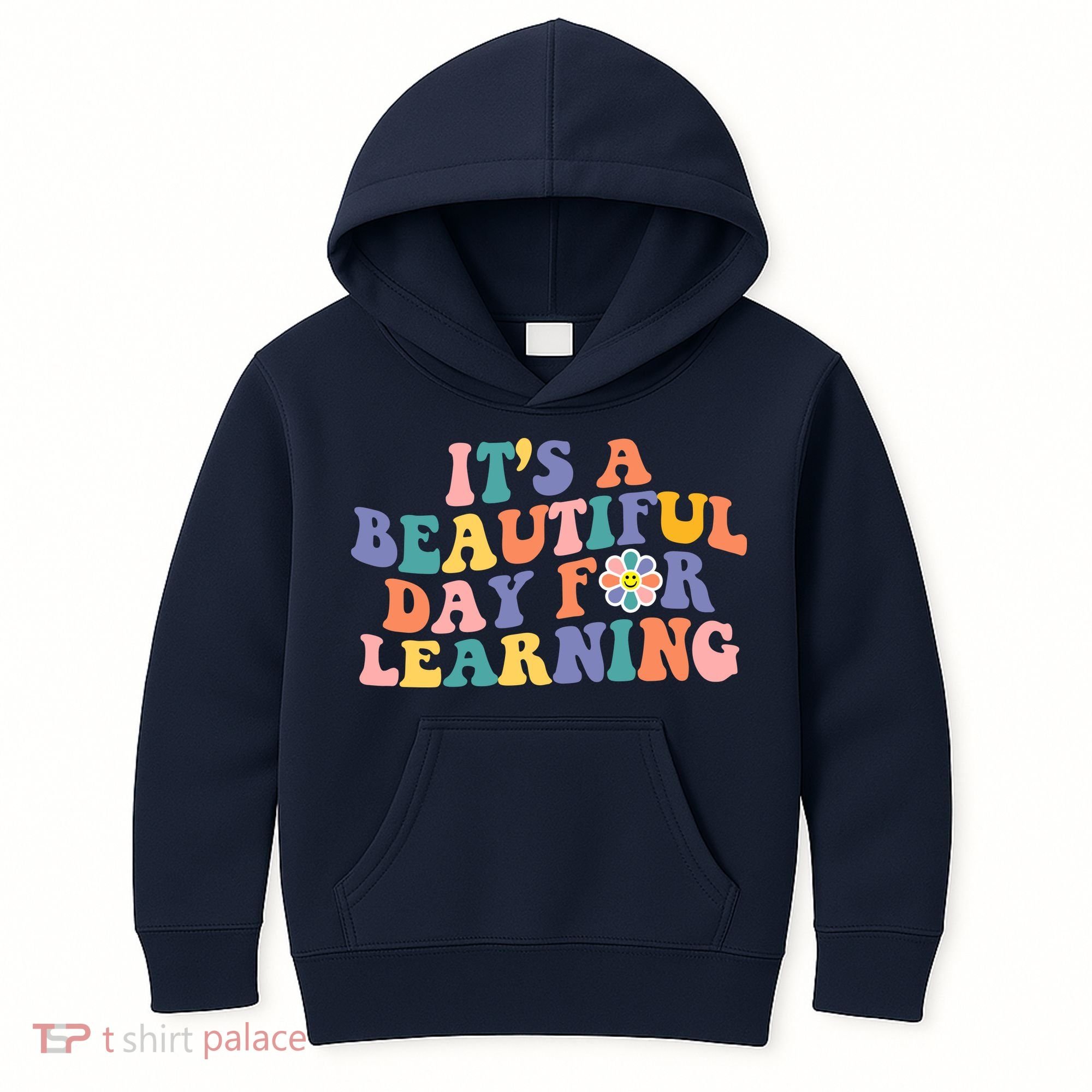 It's A Beautiful Day For Learning Back To School Retro Kids Hoodie